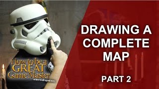 Great GM - How to draw a map for your one shot rpg adventure - Game Master GM Tips