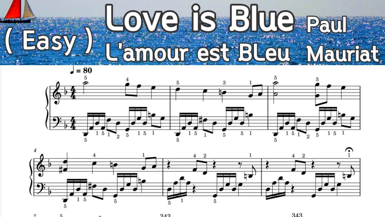 Amour est bleu