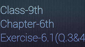 Exercise 6.1(Question no.3&4) class 9th maths Chapter 6 (Lines And Angles) by RSK Maths Monitor