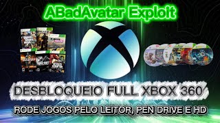 ADEUS LTU - DESBLOQUEIO FULL XBOX 360 - ABadAvatar Exploit
