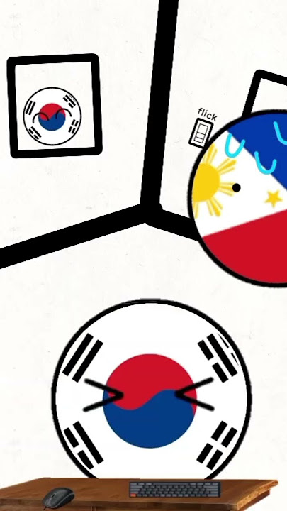 How KOREAN FUNK was made: #Korean #Funk #country #countryballs