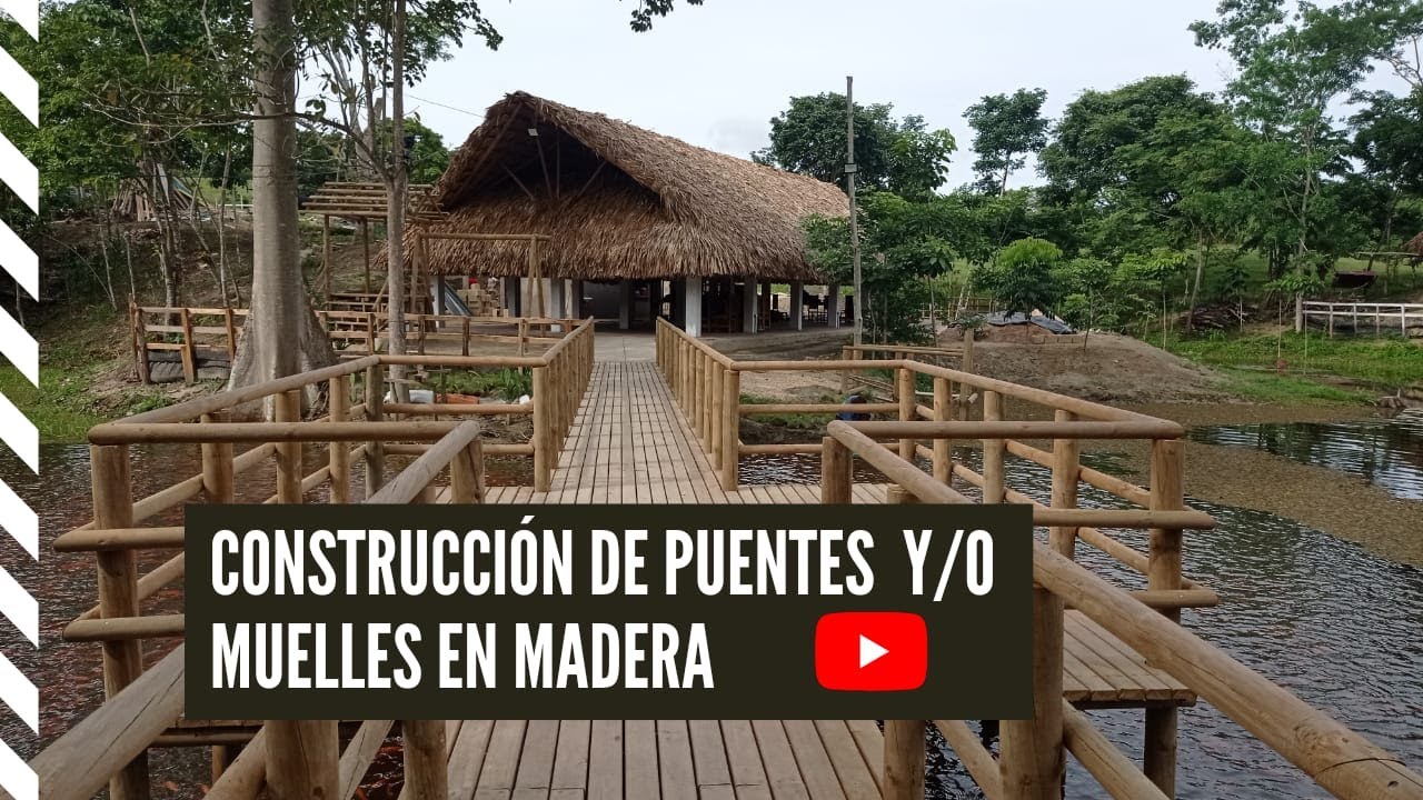 🔴 Construcción de Puentes en Madera Como Construir Muelles de Madera