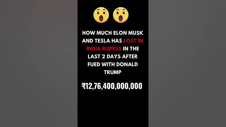 Musk vs Trump 🔥. Tesla lost huge amount of money 💸 I bet you can’t count it without a calculator😳