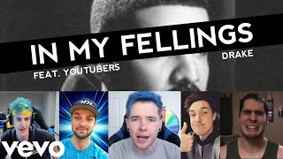 Video voorbeeld van "Ninja, DanTDM, LazarBeam, PopularMMOs & Ali-A Sings In My Feelings (Kiki do you love me)"