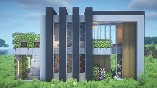 【Minecraft】How to build a Modern House