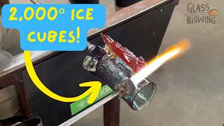 Glass Blowing: We Turned Molten Glass Into a REAL Ice Storm ❄️🔥