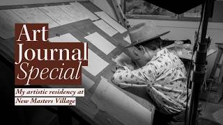Story of My Art Residency in the US ✥ New Masters Village Art Journal