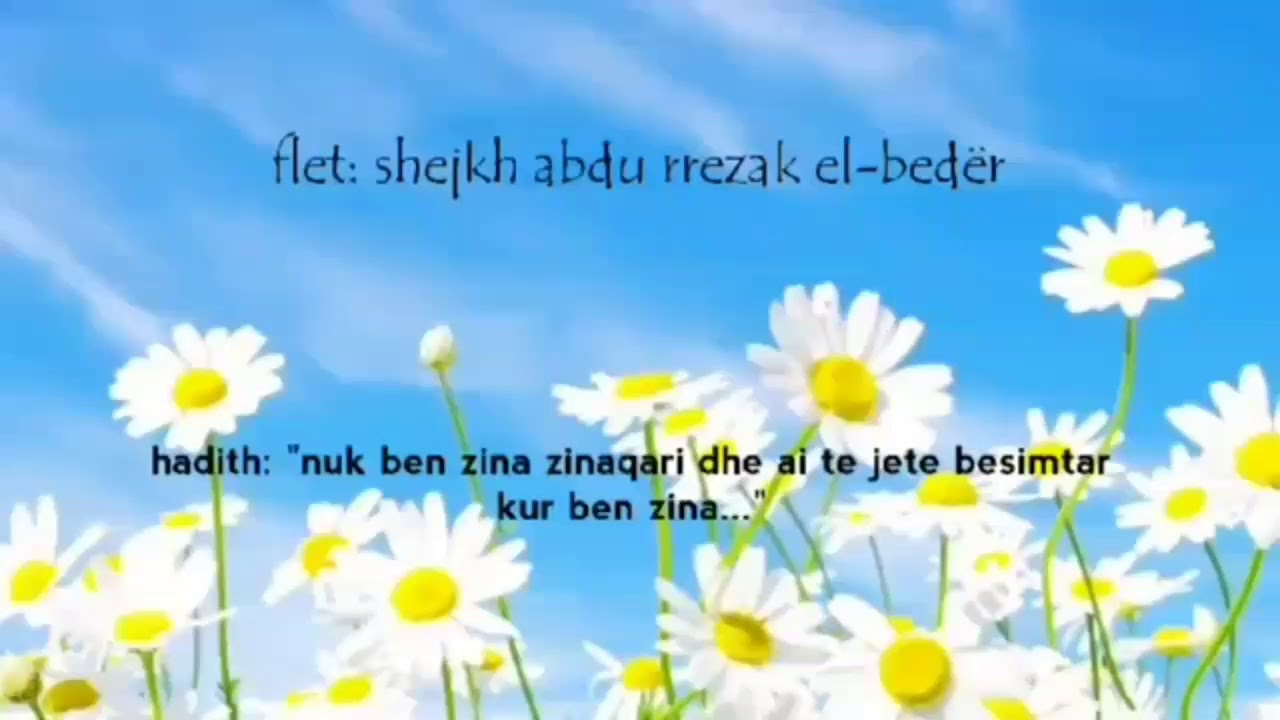 Shpjegimi i hadithit: 