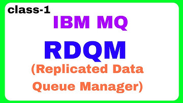 [Telugu] IBM MQ RDQM-DR(replicated data queue manager) DISASTER RECOVERY)