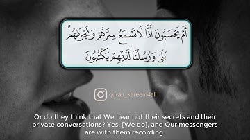 أم يحسبون أنا لا نسمع سرهم ونجواهم - القارئ هاني الرفاعي