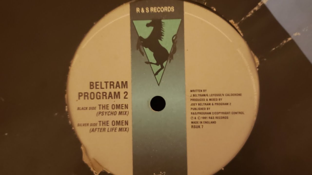BELTRAM PROGRAM 2-THE OMEN-PSYCHO MIX-R & S RECORDS-1991
