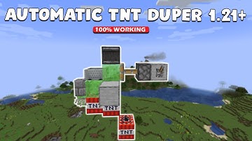 Fastest TNT DUPER Minecraft 1.21+ (Java/Bedrock/PE)