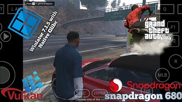 Winlator 7.1.5 with Native Glibc | Grand Theft Auto V Game | Snapdragon 680 | 8gb ram