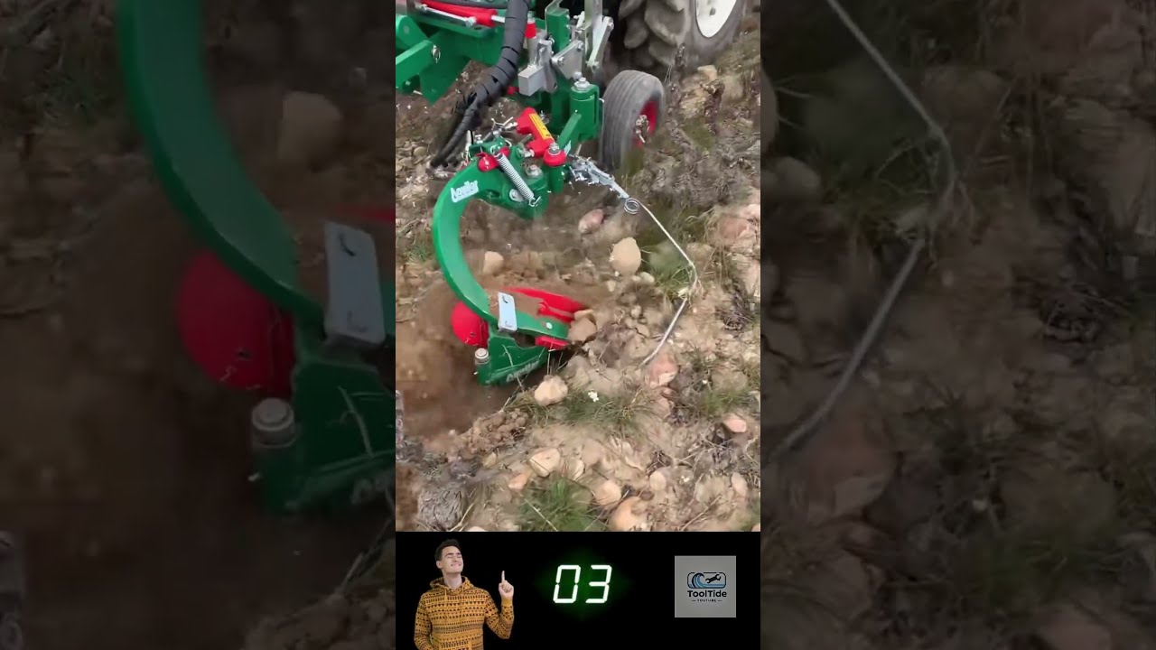 Smart Tractor Saves Plants While Plowing Farming Innovation Shorts