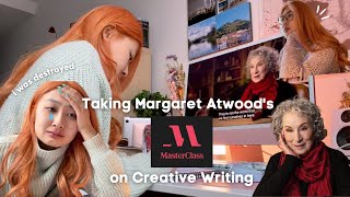 Margaret Atwood’s writing MasterClass DESTROYED me 🥺 // study with me vlog
