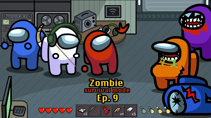 Survival Mode 🛠 Among Us Zombie - Ep 9 New Weapon - Animation