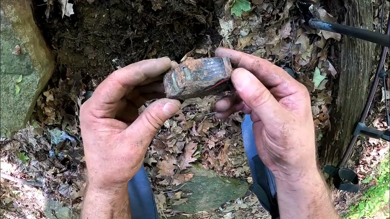 Metal Detecting Old Park & Woods found Relics, Cufflink and Tie Hoard