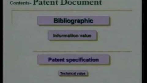Reading Patents Document Essential Elements part-2