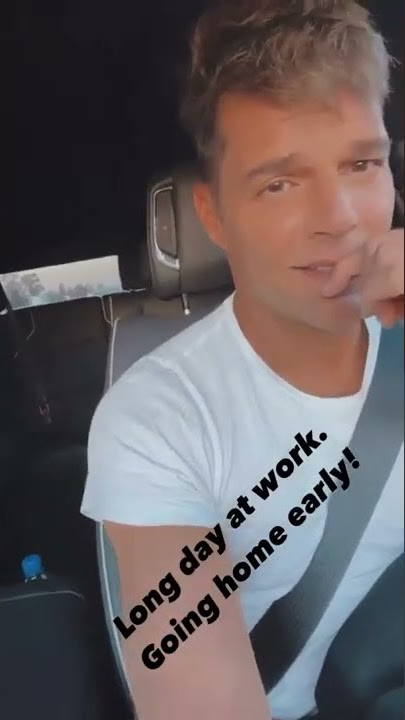 Long day at work.  Going home early! #RickyMartin  ❤️‍🔥❤️‍🔥 Repost from  Ricky Martin  Instagram