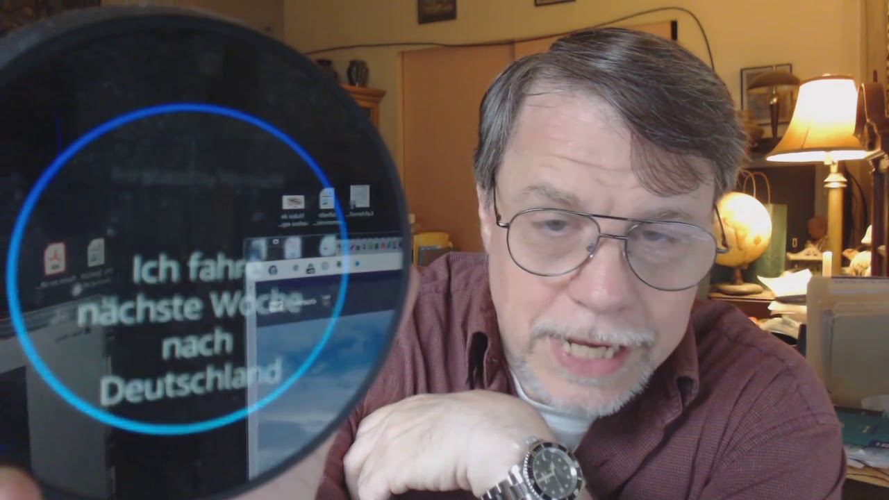 A brief demonstration of Google Home and Alexa as language learning aids.