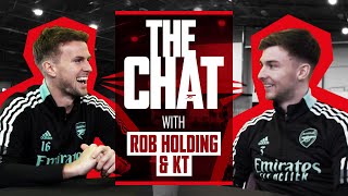 THE CHAT | Kieran Tierney \u0026 Rob Holding | Embarrassing moments, favourite shirts \u0026 more