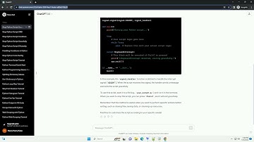 how to stop python script in terminal
