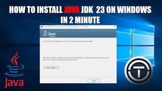 How To Install Java JDK 23 on Windows in 2 Minutes