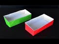 Origami Schachtel: Rechteckig - Basteln mit Kindern: Origami Box selber machen - DIY