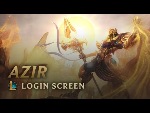 Azir, the Emperor of the Sands | Login Screen - League of Legends
