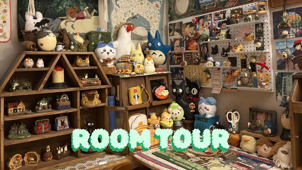 초여름 지브리 오타쿠의 방 보여드림🎐
