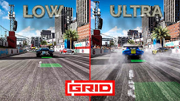 GRID 2019 - Benchmark Day - Low vs Ultra (Graphics and FPS Comparison) [PC 4K Ultra]
