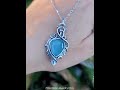 Creating a pendant melting and wrapping sterling silver...
