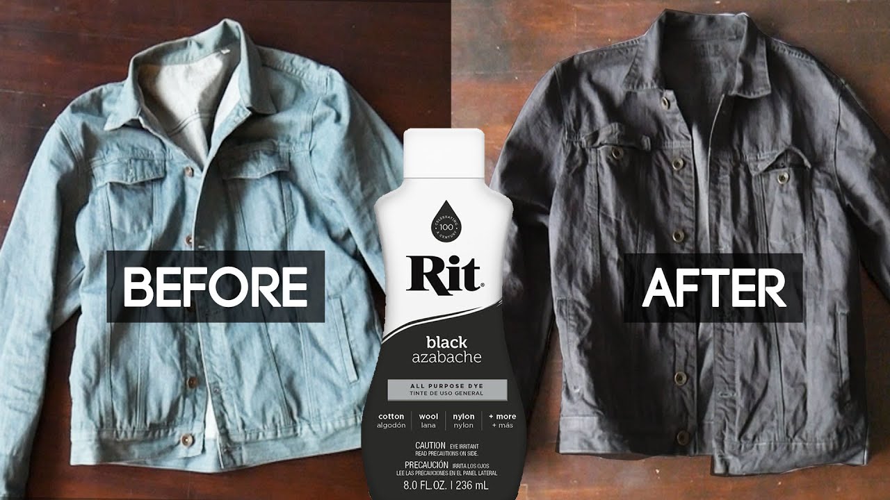 How to Dye a Jean Jacket using Rit! 