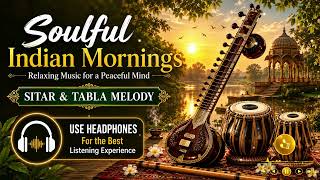 Soulful Indian Mornings 🌅 | Relaxing Sitar, Flute & Tabla | Peaceful Instrumental Music screenshot 4