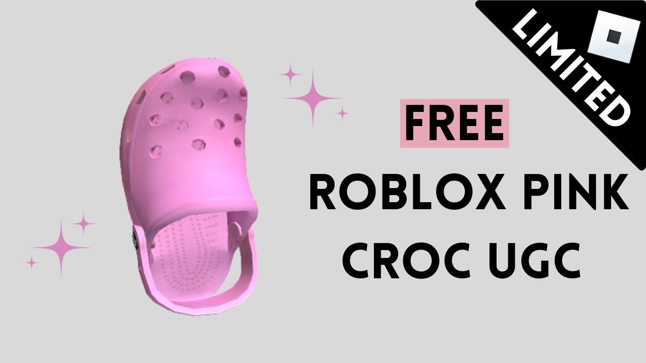 [LIMITED] FREE PINK CROC UGC | Roblox - YouTube