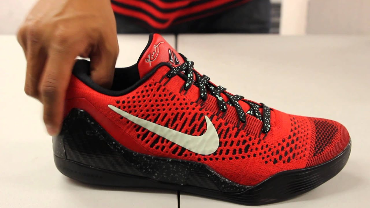 kobe 9 red and black