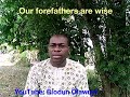 Biodun olawuyi 05 j t  j tt  m j dgunr a yorb proverb for warning