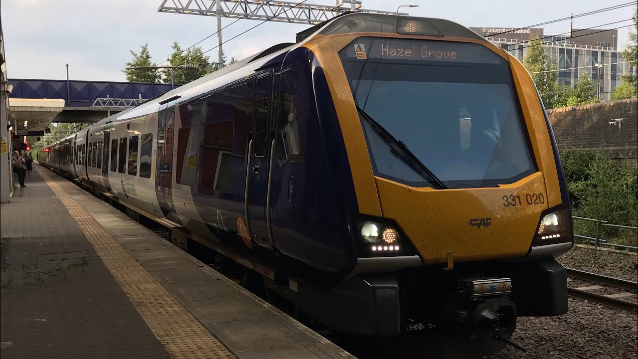 331020 + 331003 Northern leaving Salford Crescent railway station