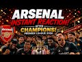 🔴The Arsenal Team ERUPT live celebrations | Arsenal are the premier league champions🏆