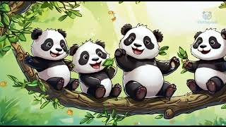 Five Little Pandas | Counting Song for Kids Song | Cocomelon Song | Kids education | Nursery Rhymes