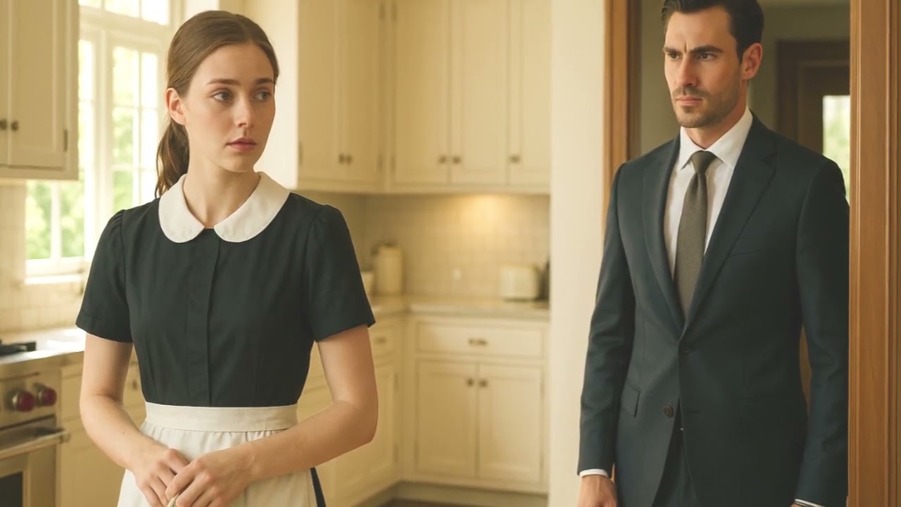 „Idź do mojego pokoju” — rozkazał milioner, gdy zobaczył ją, dziewiczą sprzątaczkę, samą w kuchni.