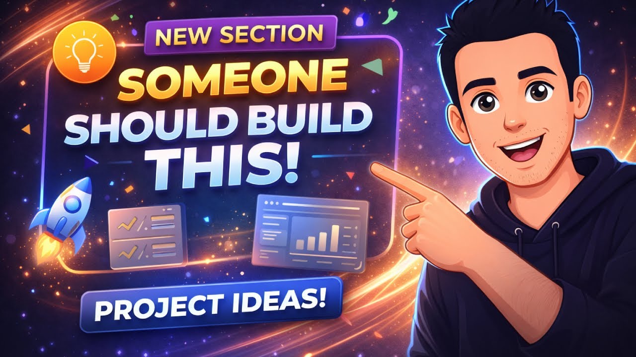 Someone Should Build This (New Channel Section Explained) - YouTube