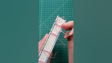 So Many Tiny Stitches in Every Book I Create // Coptic Binding with Stoneburner Books