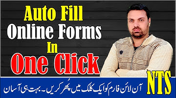 How to Autofill NTS Online Forms | Jobs & Tips |