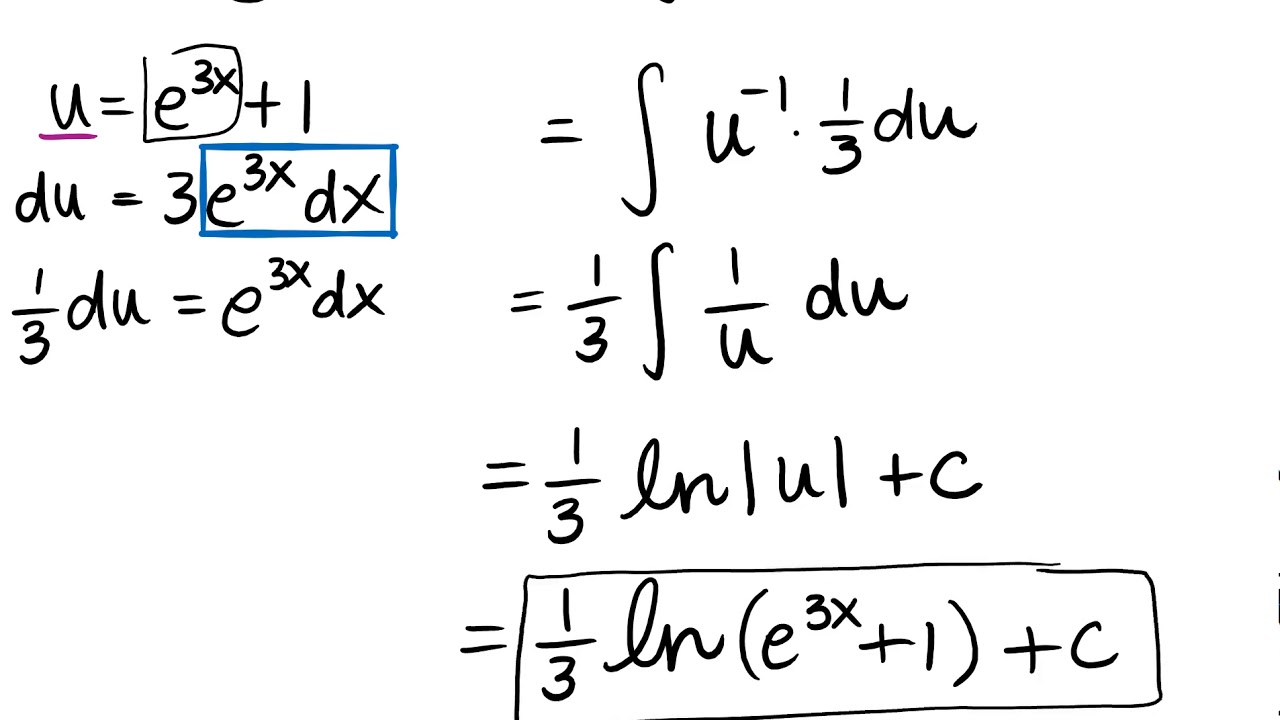 MATH 2205 Section 5.5 Substitution