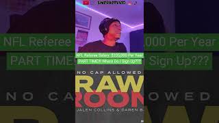 NFL Refs Part Time Salary: Up to $205,000 per year.