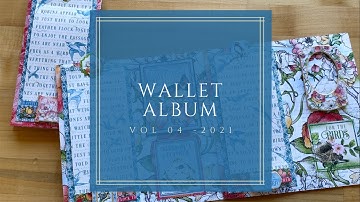 Wallet Album with Hidden Pocket Tutorial Featuring Bird Watcher