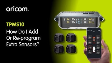 Oricom TPMS10 FAQ Series - Are the sensors already paired/ How do I add or re program extra sensors?