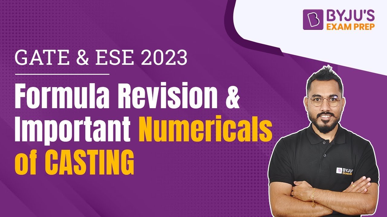 Casting Important Questions & Formula Revision Production Engineering