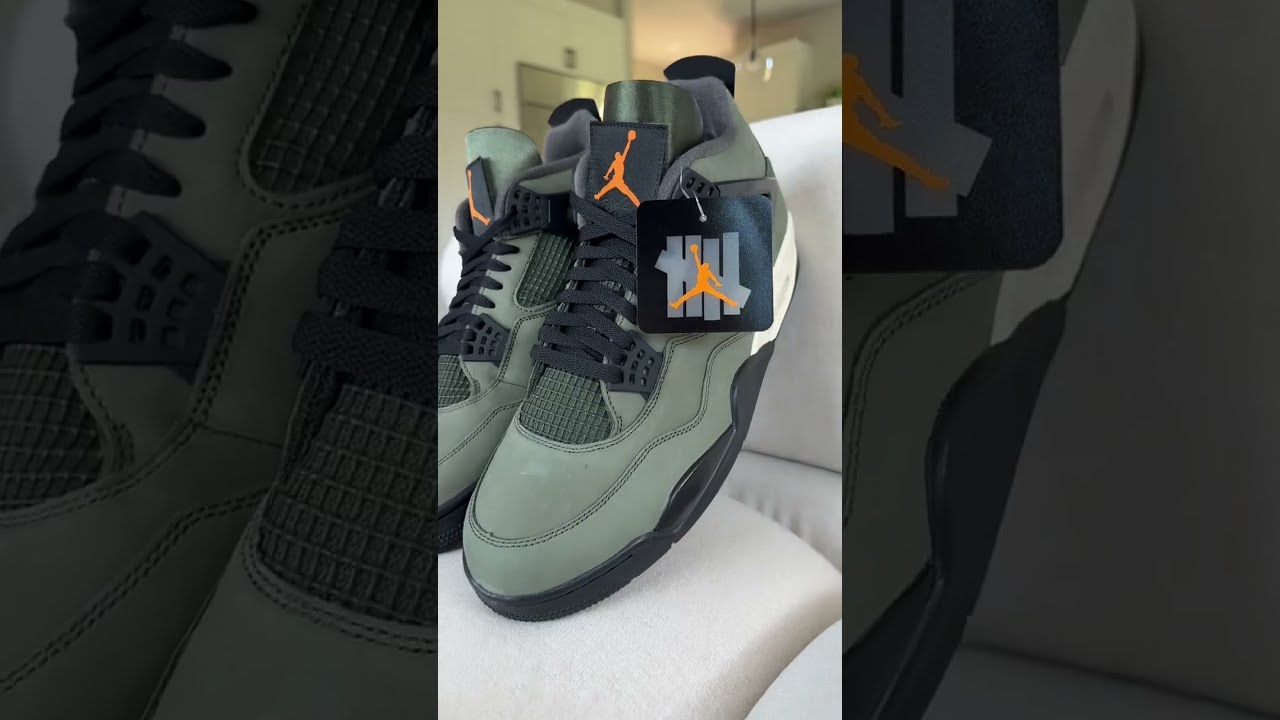 Air Jordan 4 Undefeated Unboxing Shorts